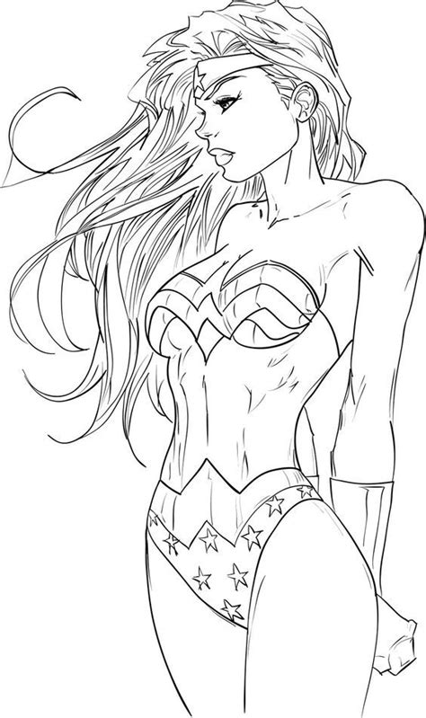 Dibujos Para Colorear Wonder Woman Mujer Maravilla Desenho Mulher The