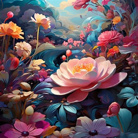 premium photo view  beautiful flower