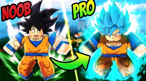 Becoming Super Saiyan Blue Goku In One Video Dragon Blox Ultimate