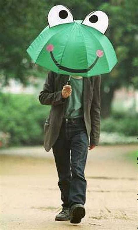 Frog Umbrella - funny umbrella picture