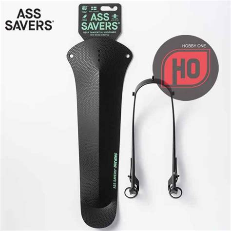 Jual ASS SAVERS WIN WING 2 GRAVEL BLACK DOT Rear Tangential Mudguard Kota Bandung Hobby One