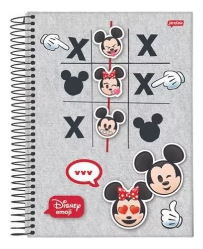 Cuaderno Escolar Jandaia De 240 Hojas Con Emojis De Disney 15