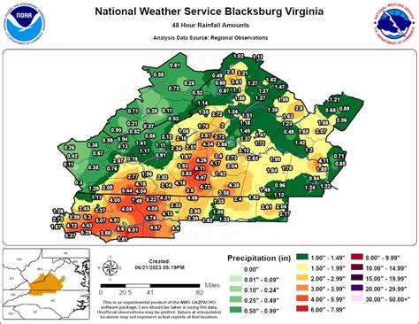 Nws Blacksburg On Twitter Heres A Quick Look At The 48 Hour Rainfall