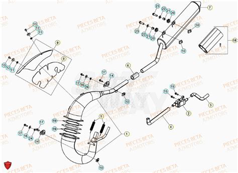 Echappement Pi Ces Beta Neuves Pieces Beta Rr Racing Pi Ces