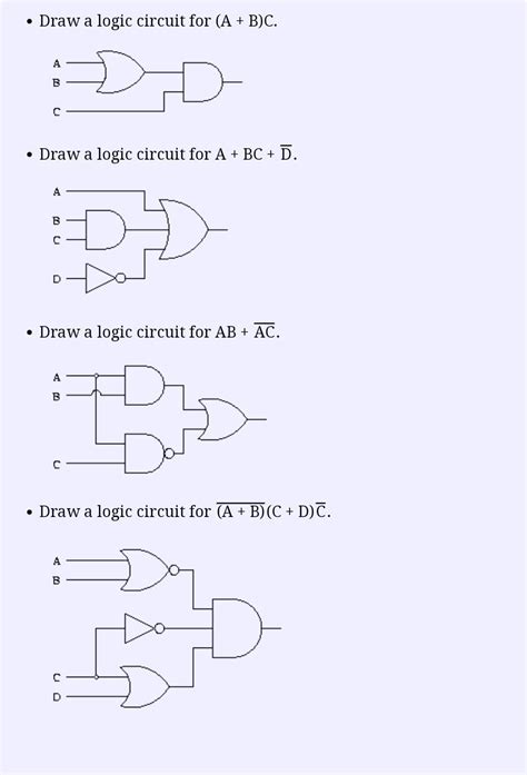 How To Draw Logic Circuit Diagram