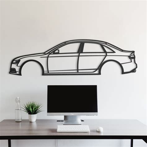 LaModaHome S4 Metal Silhouette Wall Art Walmart