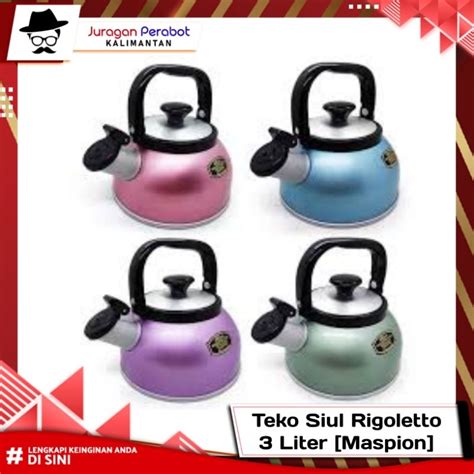 Jual Teko Siul Rigoletto Maspion Liter Teko Bunyi Siul Ceret