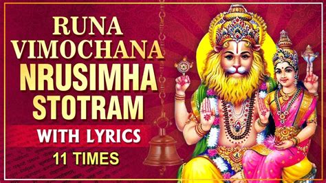 Runa Vimochana Narasimha Stotram Lyrics Meaning Benefits Lord Hot Sex