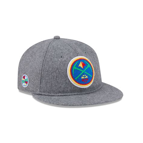 denver nuggets chenille woven retro crown fifty adjustable hat