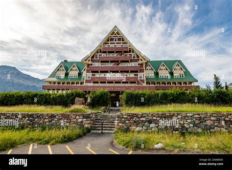 Glacier And Waterton International Peace Park Stock Photo Alamy