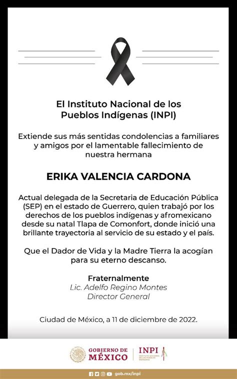 Inpi On Twitter El Inpi Se Une A La Pena Que Embarga A Familiares Y