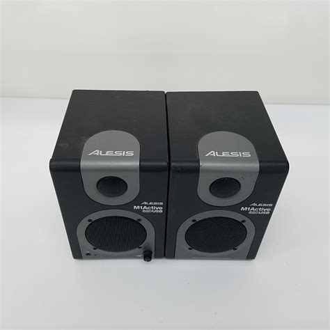 Buy the Alesis M1 Active 320 USB MKII Studio Monitor Speakers not tested | GoodwillFinds