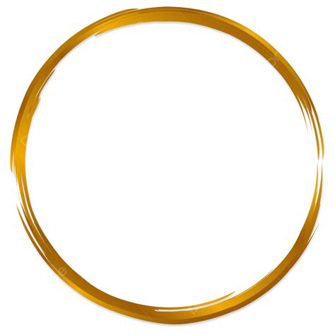 Moldura De Círculo Dourado Estética Png Molduras Círculo Dourado Imagem Png E Psd Para