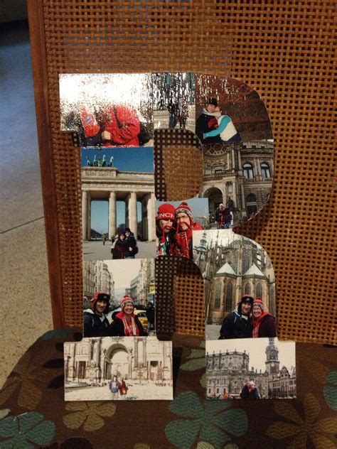 Mod Podge Photos Onto Wood Letter Great End Of The Year Gift To Give