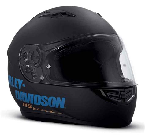 Harley Davidson® 115th Anniversary H28 Full Face Helmet Matte Black