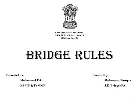 Bridge Rule | PPT