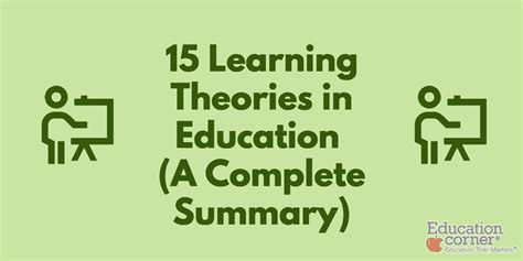 15 Learning Theories in Education (A Complete Summary)