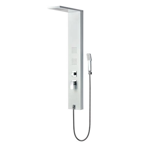 Colonna Doccia Idromassaggio K2O Lusso Calm 20x7x130cm Con 2 Getti