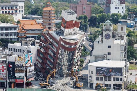 Watch again: Taiwan earthquake rescue efforts continue as buildings destroyed in Hualien | The ...