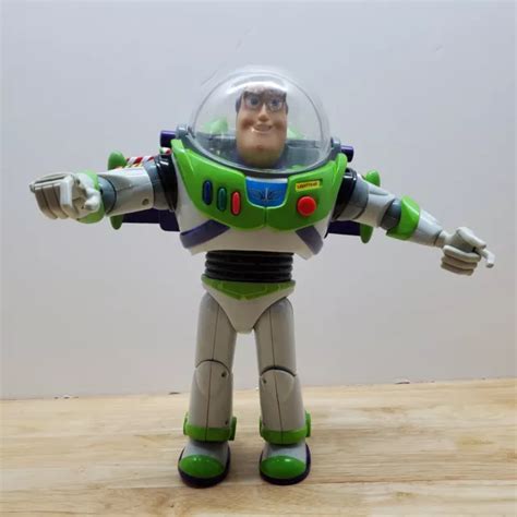 TOY STORY TALKING Buzz Lightyear Thinkway Pixar Disney 12 Sounds