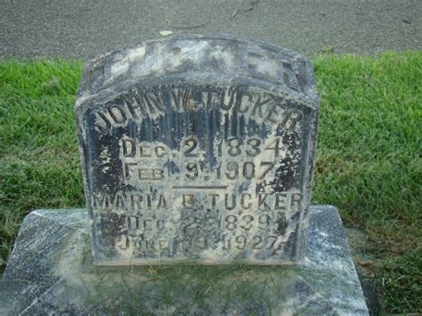 John W Tucker 1834 1907 Find a Grave äreminne