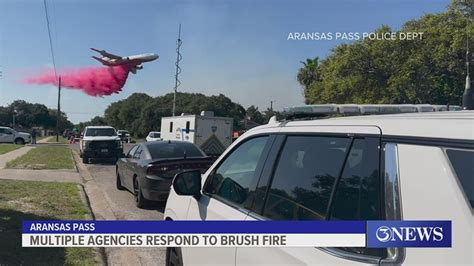 Aransas Pass Brush Fire Forces Evacuations Kiiitv