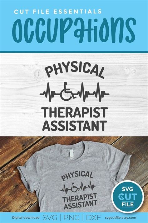 Physical Therapist Assistant Svg Physical Therapy Svg PTA Etsy