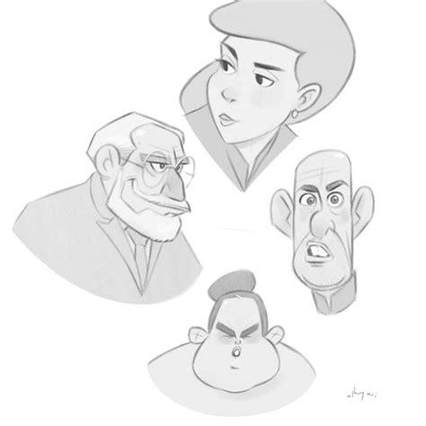 Daily Sketches (Cartoon Characters, Stylized Portraits, ...) | Week 20 ...