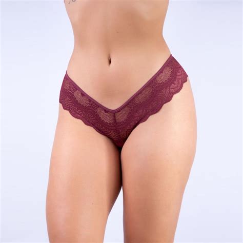 Lingerie Renda Calcinha Fio Detalhe Buraco Beijo Lábio Pimentinha