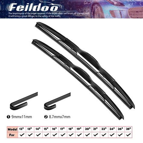 Feildoo 22 22 Wiper Blades Fit For Chevrolet Suburban 1500 2002 22