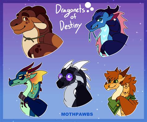 Dragonets Of Destiny Redesign By Mothpawbs On Deviantart