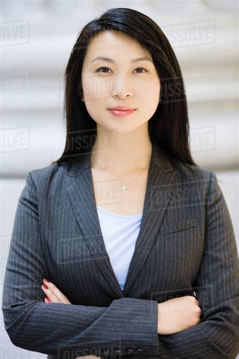 Serious Chinese Businesswoman Stock Photo Dissolve