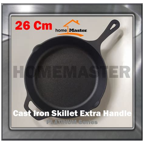 Jual HomeMaster Cast Iron Besi Cor Deep Dalam Panci Pan Skillet Wajan