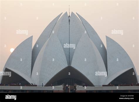 New Delhi India Bahai House Of Worship Also Known As The Lotus Temple