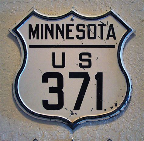 Minnesota U S Highway 371 AARoads Shield Gallery