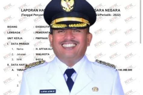 Pimpin Daerah Tersepi Di Indonesia Inilah Harta Kekayaan Affan Alfian