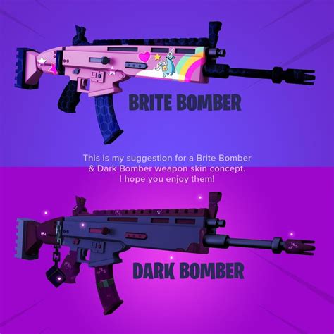 Player Creates Dark Bomber & Brite Bomber Inspired Fortnite Weapon ...