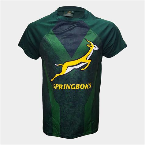 Springbok S S Polyester Graphic Tee Men Tryandscore Sports Pty Ltd