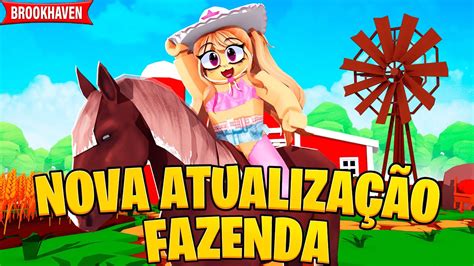 SAIU A NOVA ATUALIZAÇÃO DE FAZENDA no BROOKHAVEN TRATOR CASA NOVA