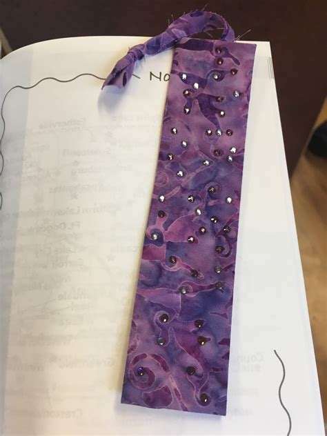 No Sew Fabric Scrap Bookmarks