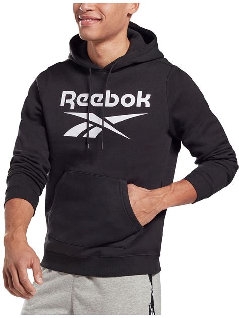 Reebok Mens Logo Fleece Hoodie - Walmart.com