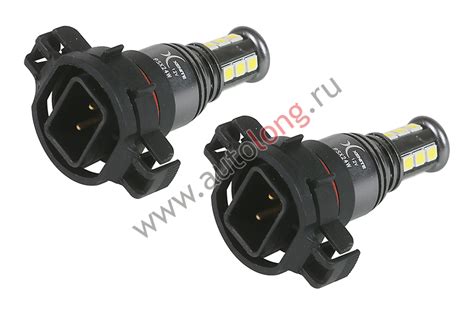 Светодиодная лампа 12V 5000K PSX24W-15SMD PRO (ПТФ/ДХО) XENITE (2 шт ...