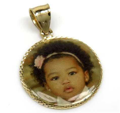 Buy 14k Yellow Gold Small Picture Pendant Online at SO ICY JEWELRY