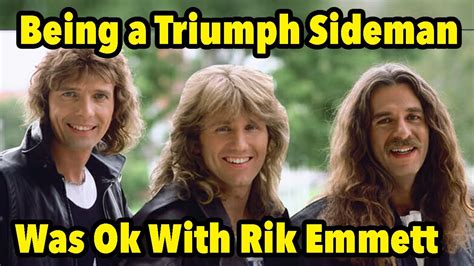 Rik Emmett Was Happy Being A Triumph Sideman Interview Youtube