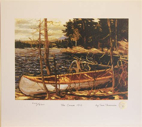 Art Country Canada - Tom Thomson Group of Seven The CanoeGiclee on ...