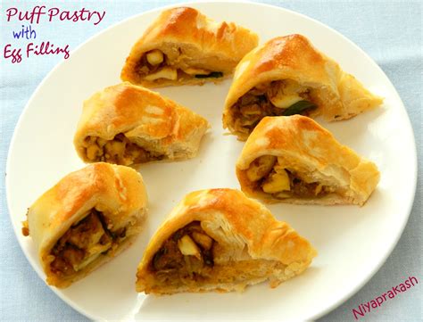 Niya's World: Puff Pastry with Egg Filling