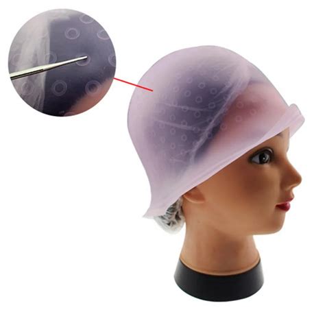 1 Pcs Pro Reusable Hair Colouring Highlighting Dye Cap Hook Frosting