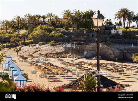 View Over Playa Del Duque Beach Costa Adeje Tenerife Canary Islands