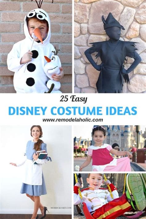 Easy Homemade Disney Character Costumes