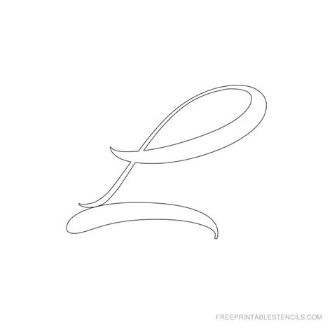 Printable Airbrush Alphabet Stencil L Alphabet Stencils Lettering